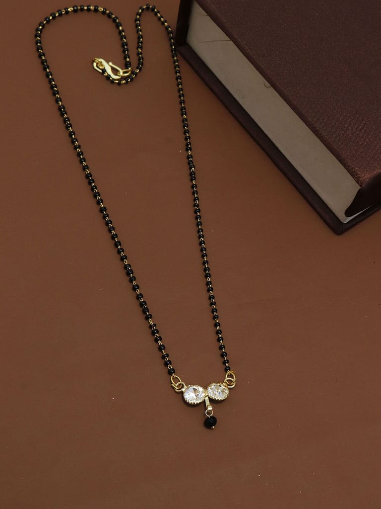 Single Line Mangalsutra in Gold finish - M4