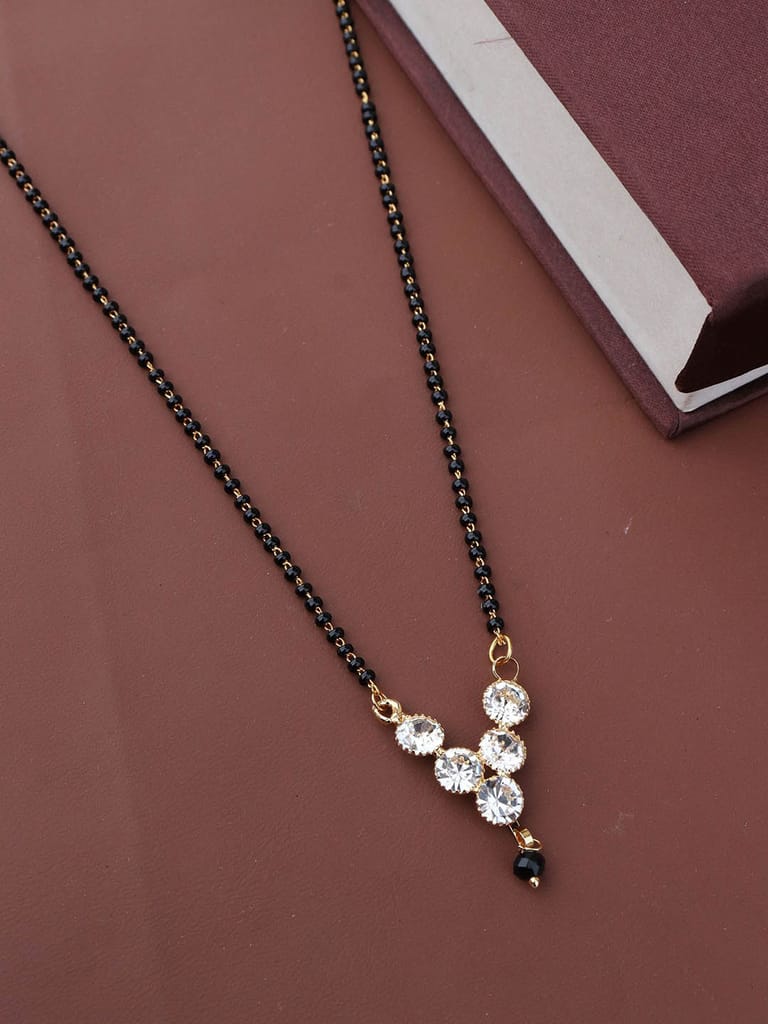 Single Line Mangalsutra in Gold finish - M6