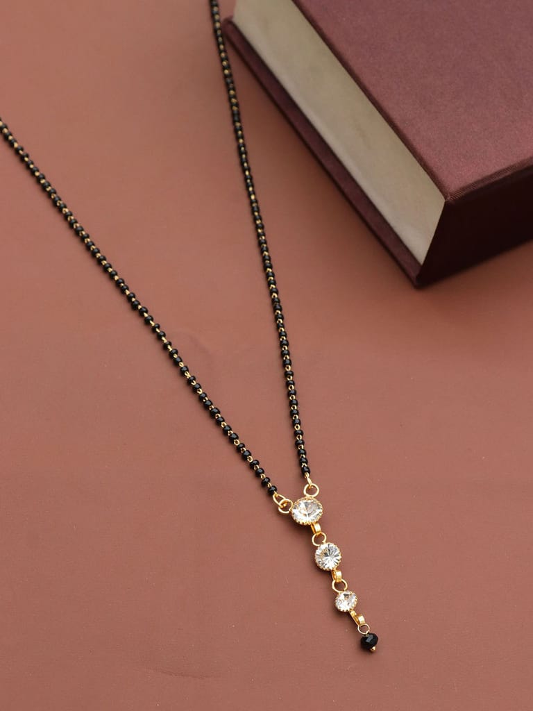 Single Line Mangalsutra in Gold finish - M7
