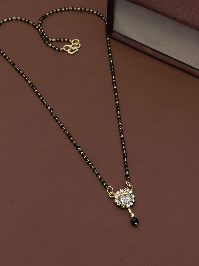 Single Line Mangalsutra in Gold finish - M47