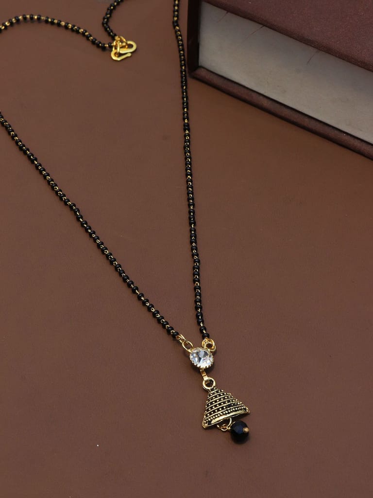 Single Line Mangalsutra in Gold finish - M51