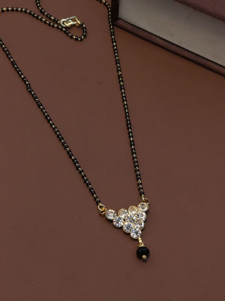 Single Line Mangalsutra in Gold finish - M49