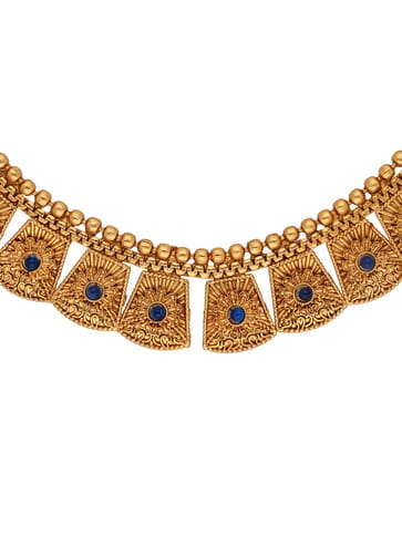 Antique Necklace Set in Gold finish - SSG1350
