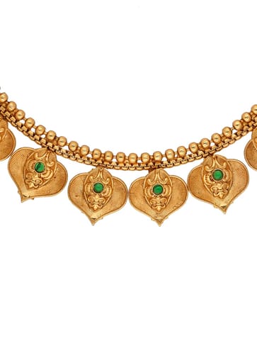 Antique Necklace Set in Gold finish - SSG1352