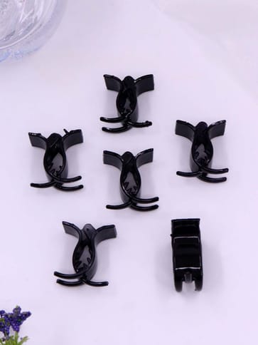 Plain Butterfly Clip in Black color - CNB39694