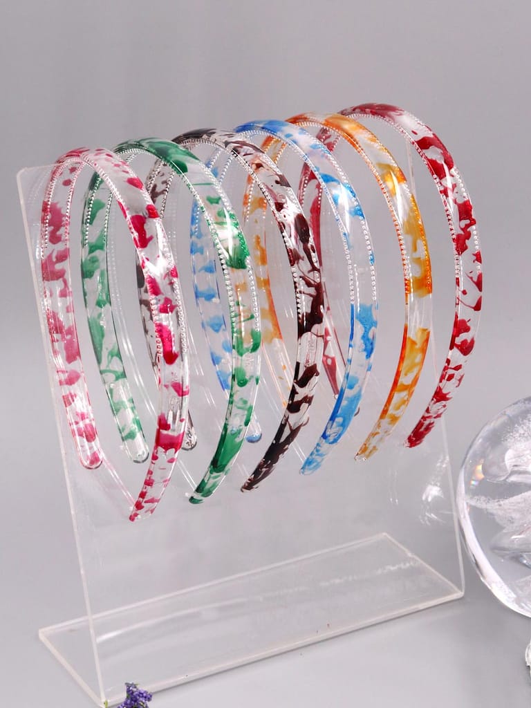 Printed Hair Band in Assorted color - CNB32964