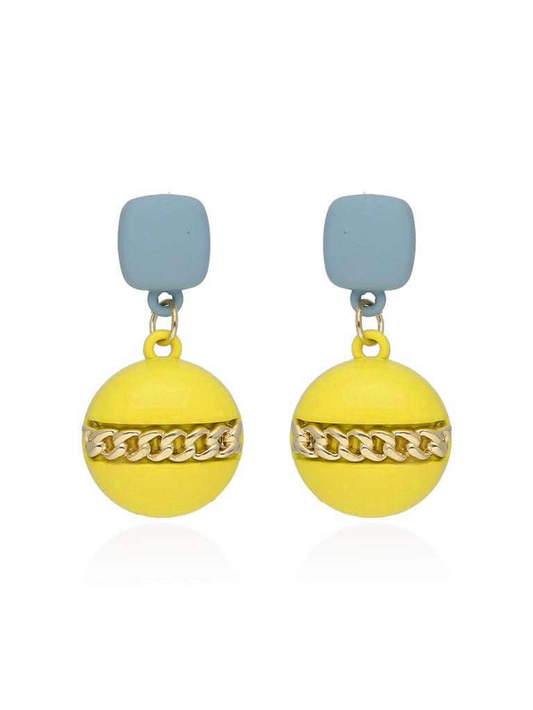 Western Dangler Earrings in Gold finish - CNB36984