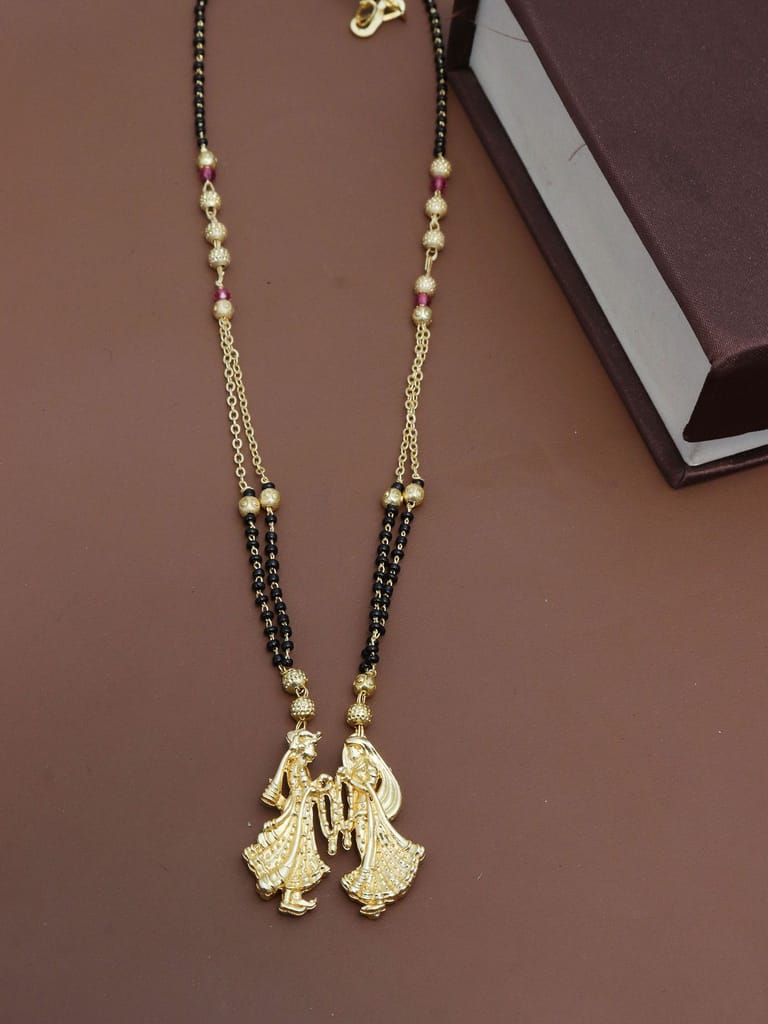 Traditional Double Line Mangalsutra in Gold finish - M213