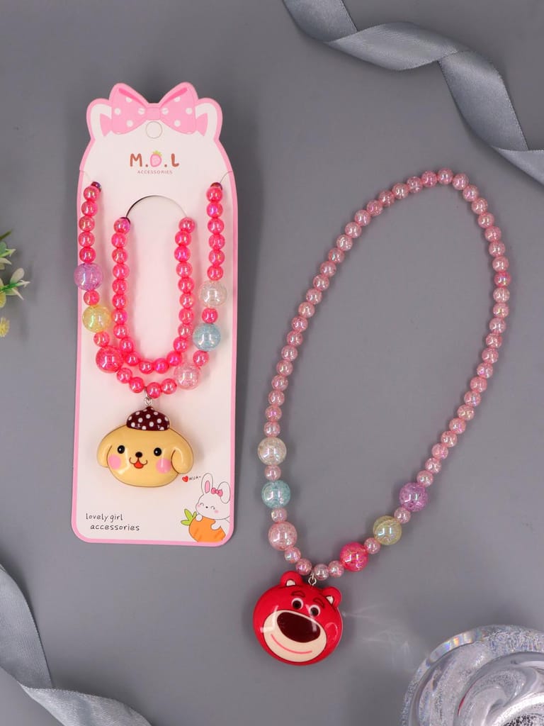Kids Necklace with LED Flashing Pendant in Assorted Designs - CNB39112