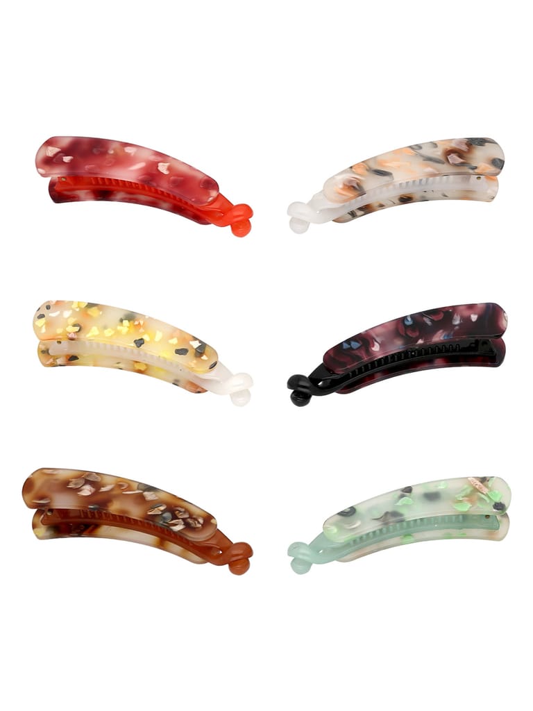 Printed Banana Clip in Assorted color - CNB39165