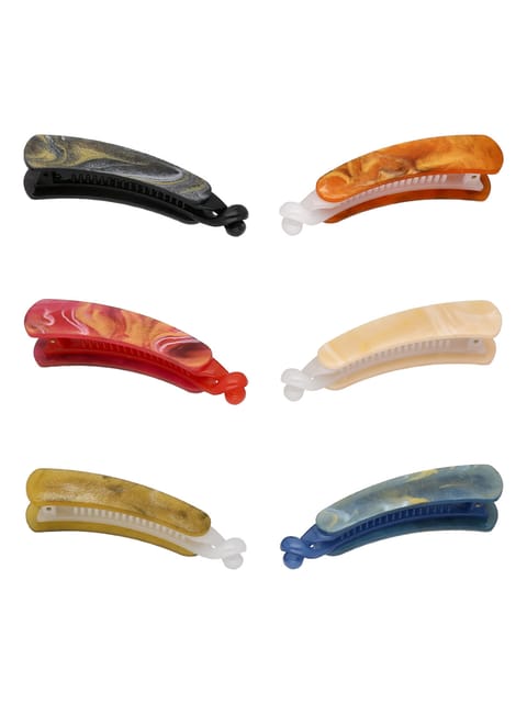 Printed Banana Clip in Assorted color - CNB39168