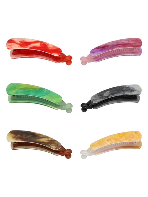 Printed Banana Clip in Assorted color - CNB39169