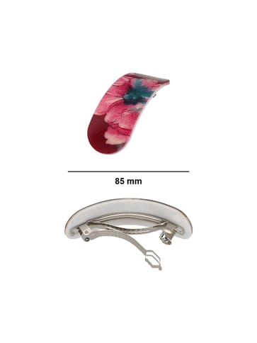 Printed Hair Clip in Assorted color - NIH202