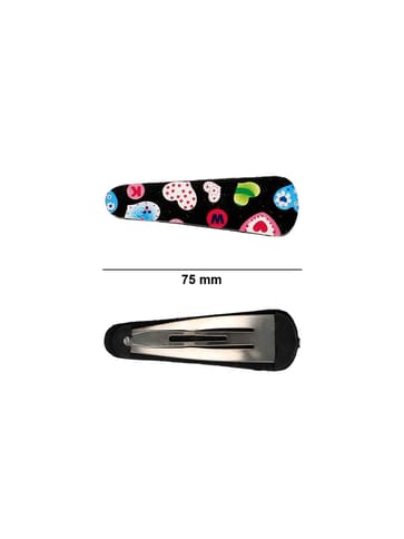 Printed Tik Tak Hair Pin in Assorted color - SPE9009