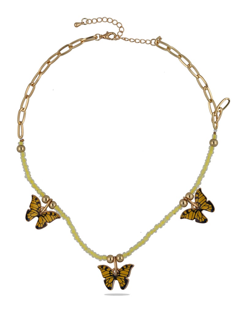 Western Necklace in Gold finish - CNB27920