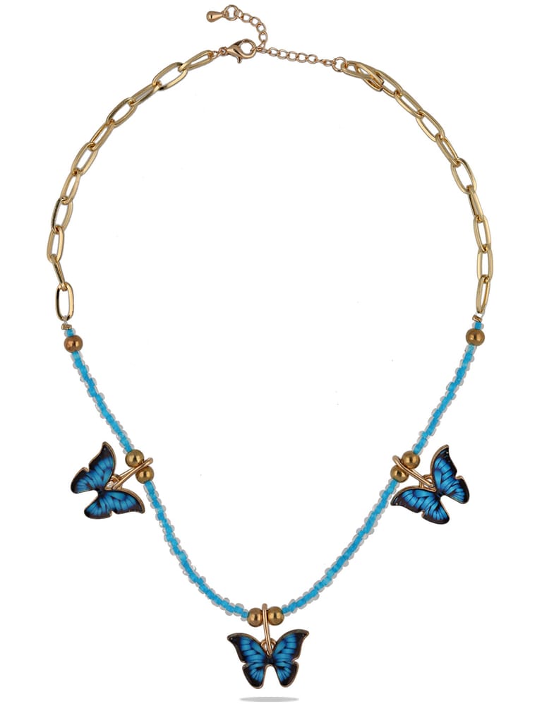 Western Necklace in Gold finish - CNB27922