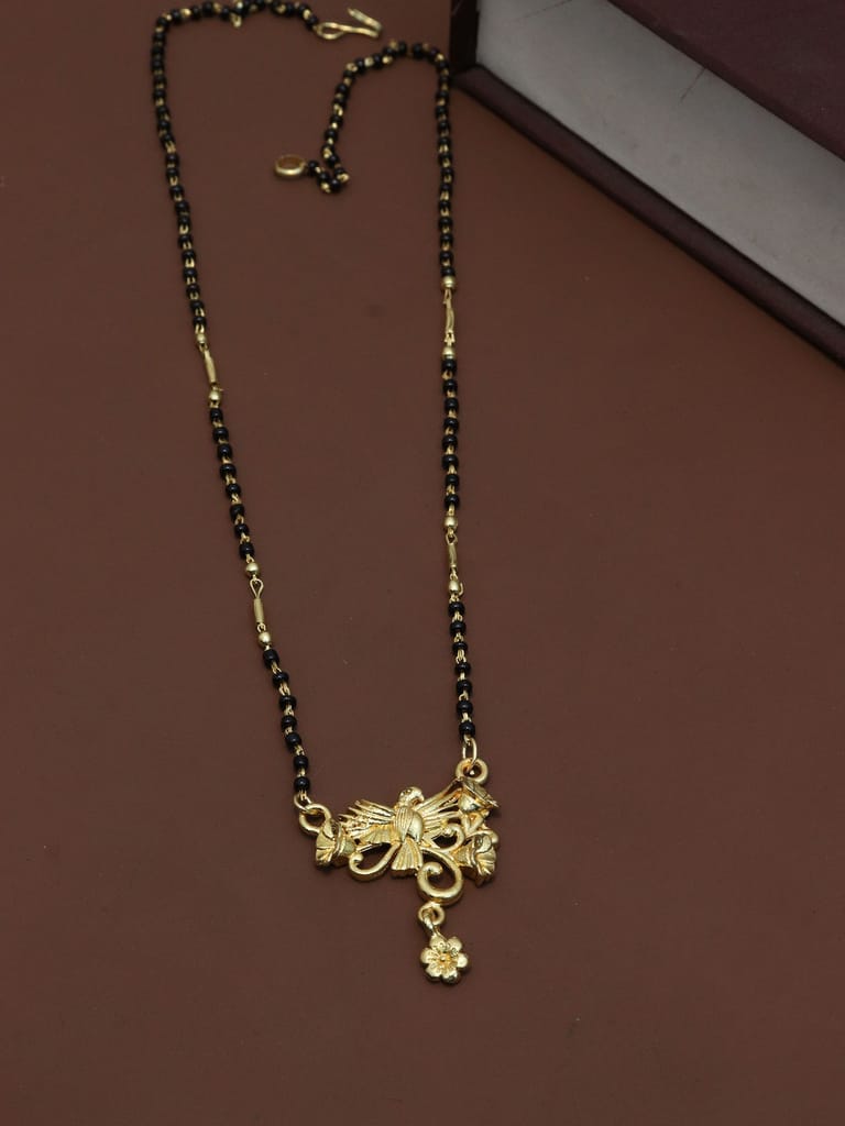 Traditional Single Line Mangalsutra in Gold finish - M774
