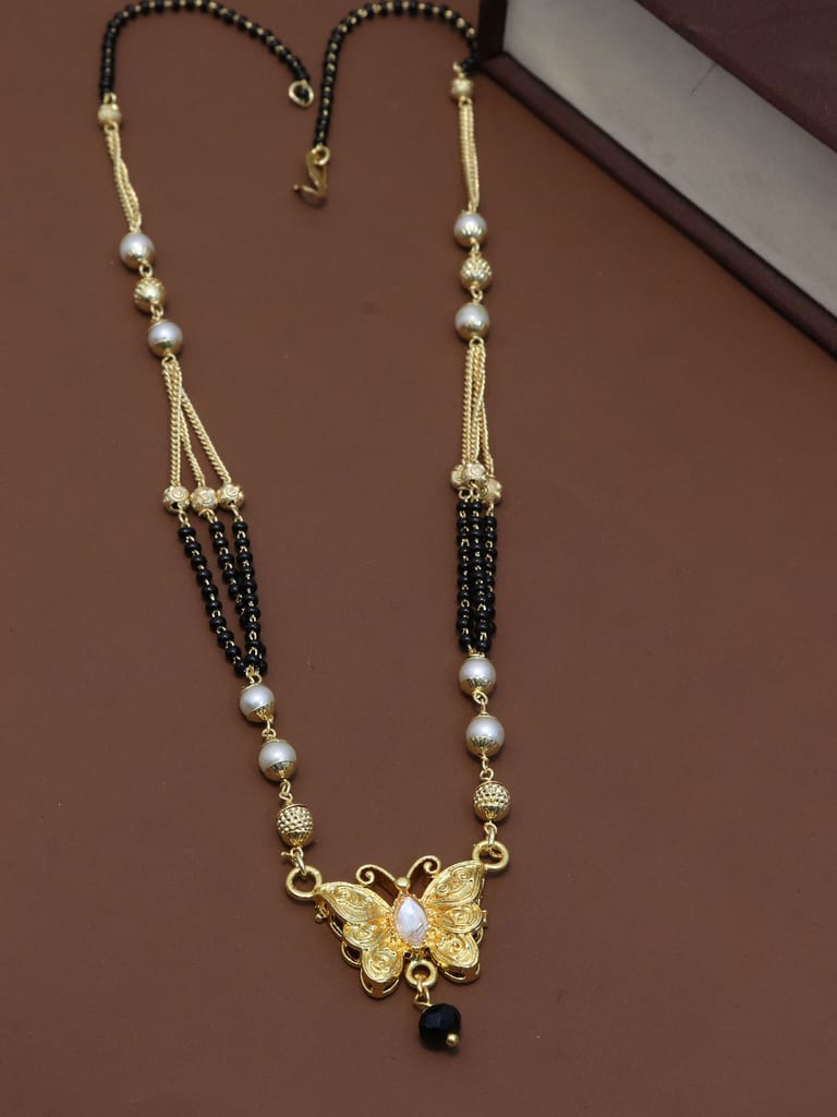 Traditional Double Line Mangalsutra in Gold finish - M828
