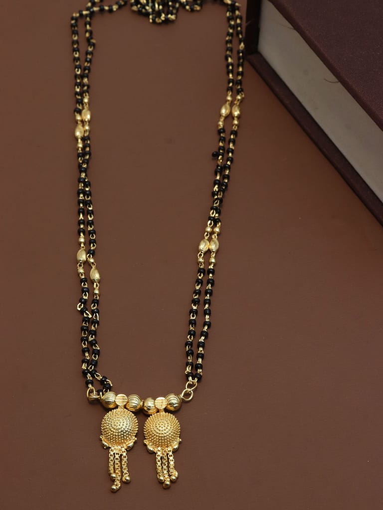Traditional Double Line Mangalsutra in Gold finish - M838