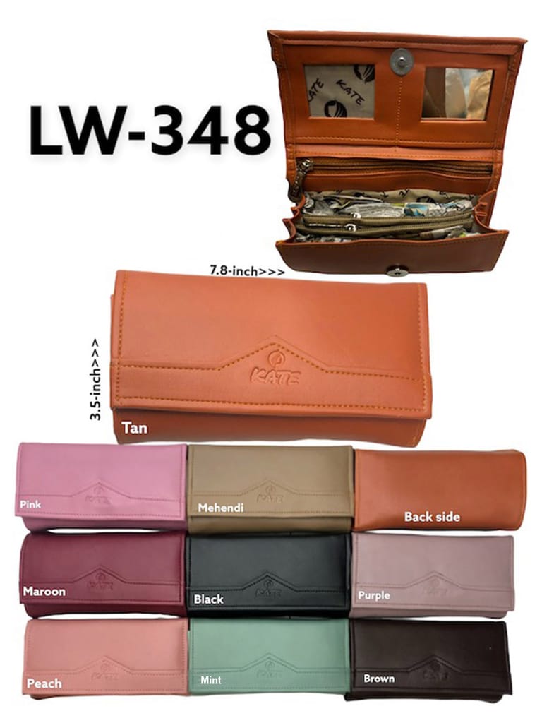 Ladies Wallet in Assorted color - LW-348