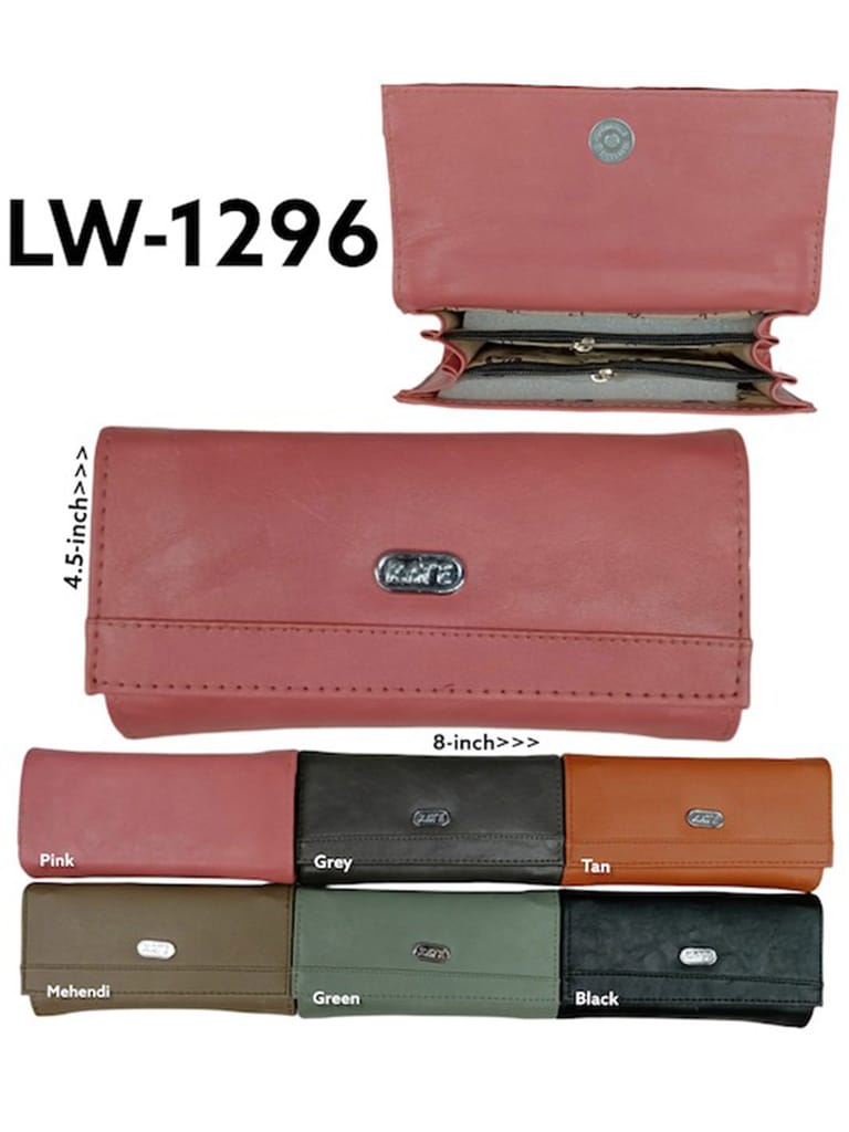 Ladies Wallet in Assorted color - LW-1296