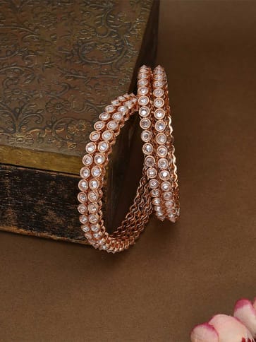 Reverse AD Bangles in Set of 4 pc - CNB2434