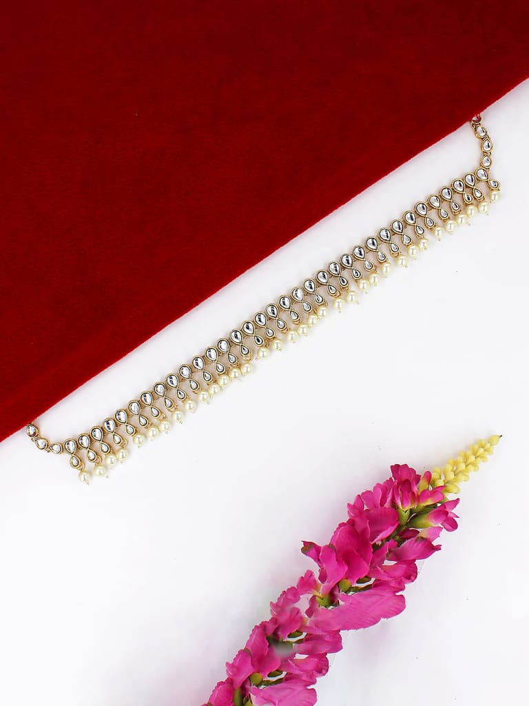 Antique Waist Belt in Mehendi finish - CNB22231