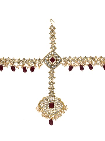 Kundan Matha Patti in Gold finish - CNB21978