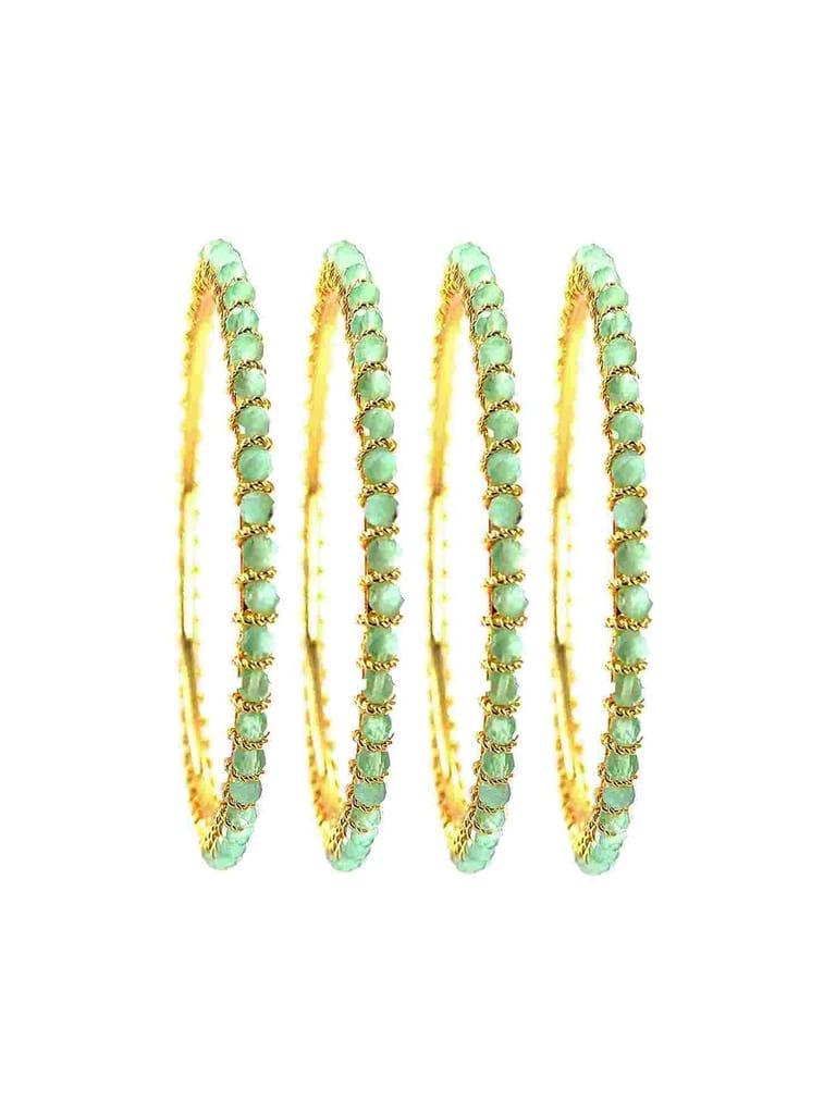 Crystal Bangles in Gold finish - CNB3132-2.4