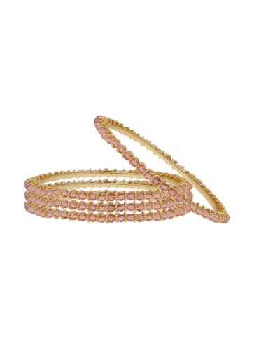 Crystal Bangles in Gold finish - CNB3120-2.6