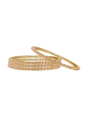 Crystal Bangles in Gold finish - CNB3166-2.2