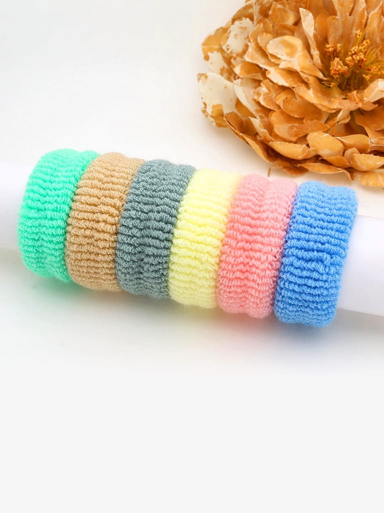 Woollen Rubber Bands in Lite color - 1001LT