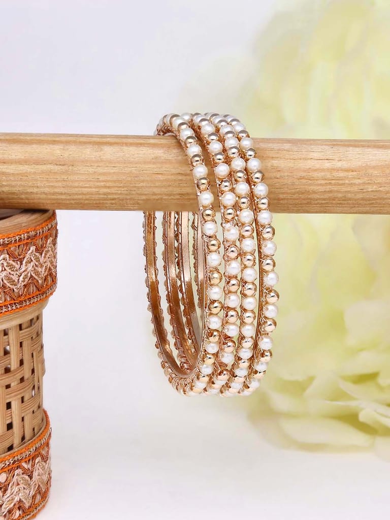 Traditional Bangles in Rose Gold finish - 3103RG