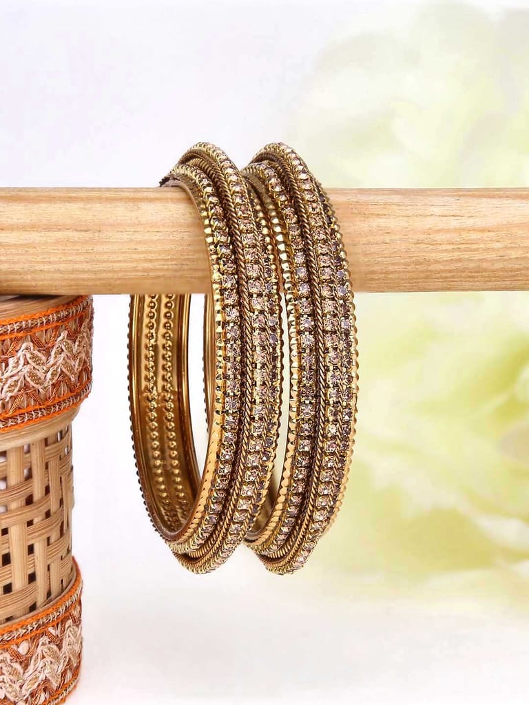 Traditional Bangles in Gold finish - 1311