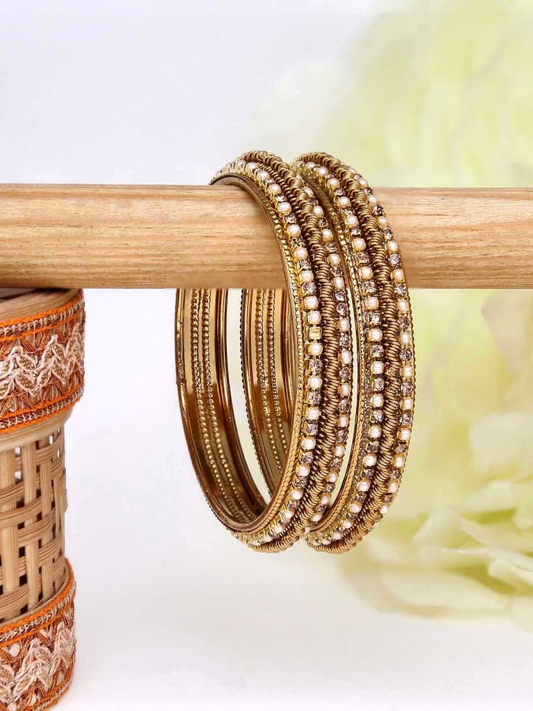 Traditional Bangles in Gold finish - 1559