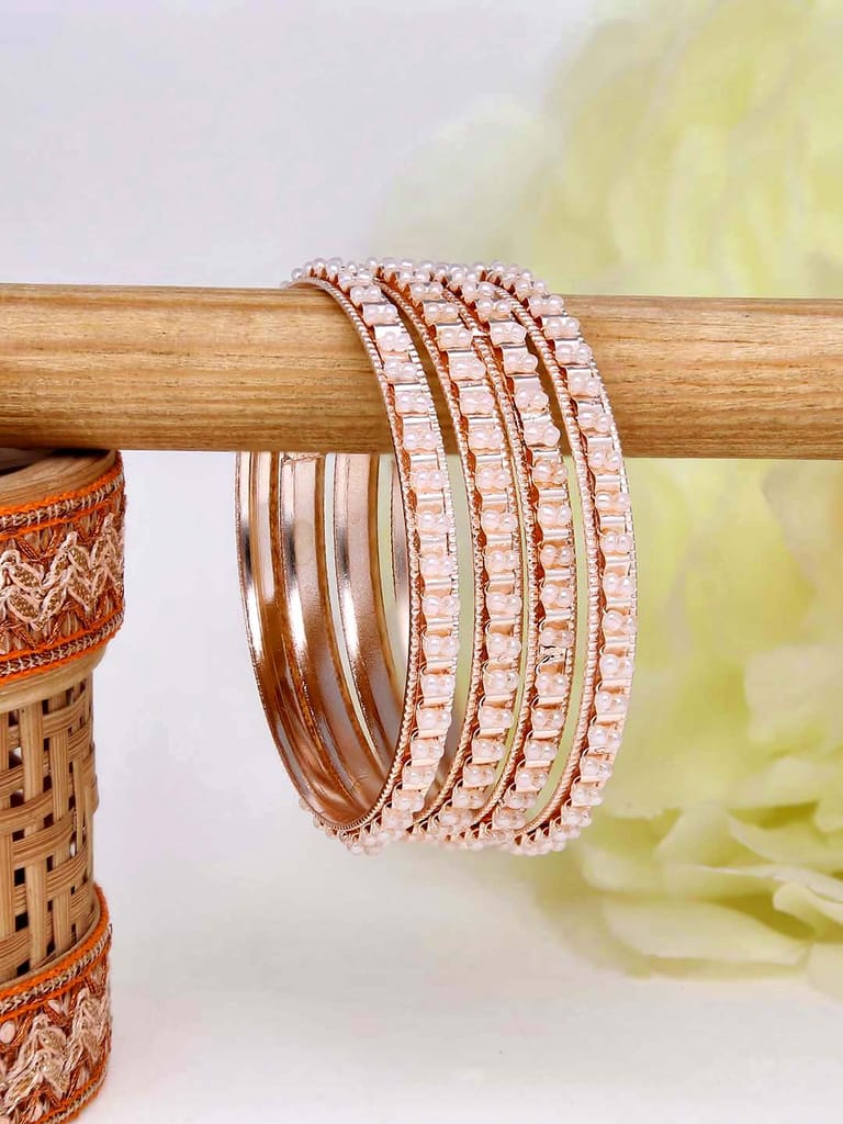 Traditional Bangles in Rose Gold finish - 556RG