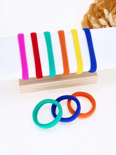 Plain Rubber Bands in Dark color - THF289