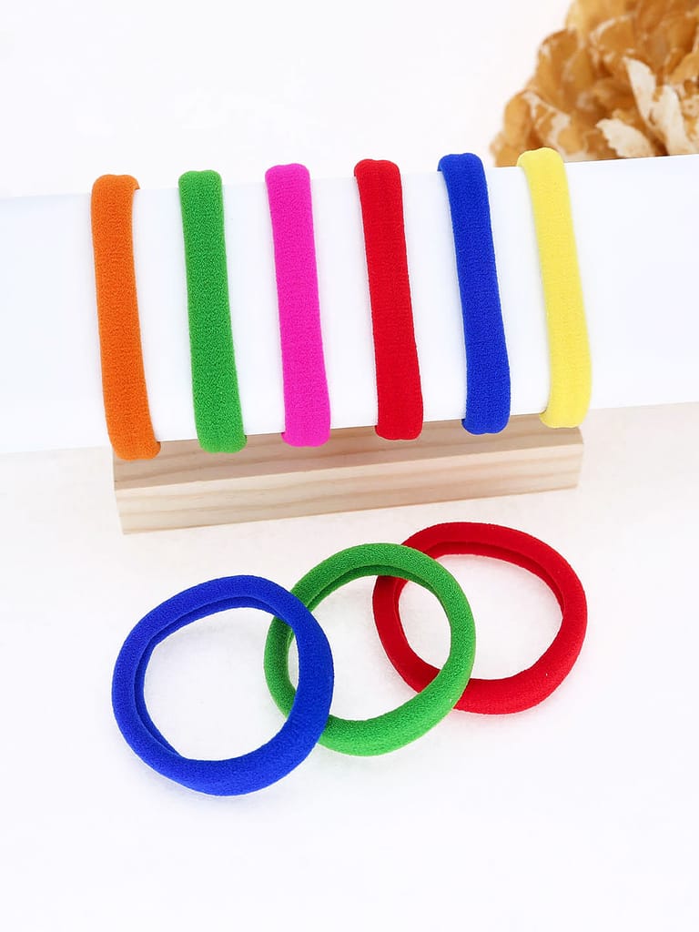 Plain Rubber Bands in Dark color - THF299