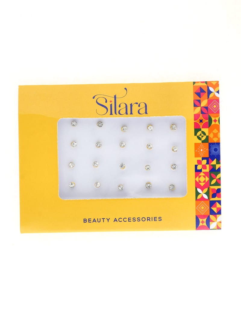 Traditional Bindis in White color - SR008