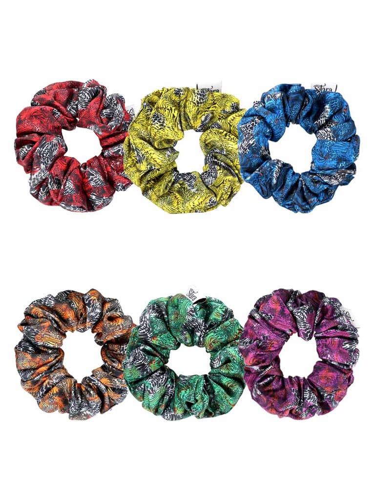 Printed Scrunchies in Assorted color - THF727