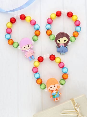 Elasticated Bracelet for Kids in Assorted color - THF824
