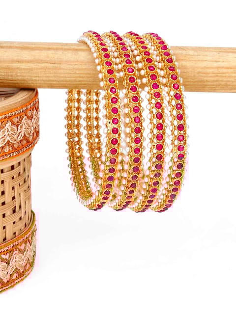 Antique Bangles in Rajwadi finish - 2.8