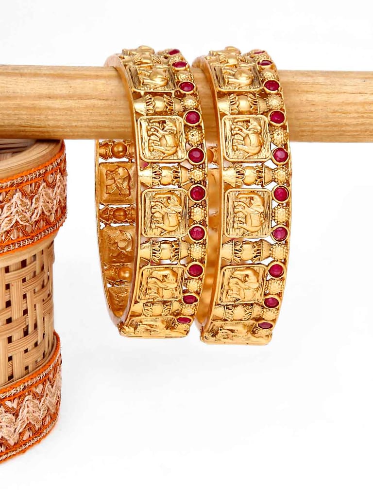 Antique Bangles in Rajwadi finish - 2.4