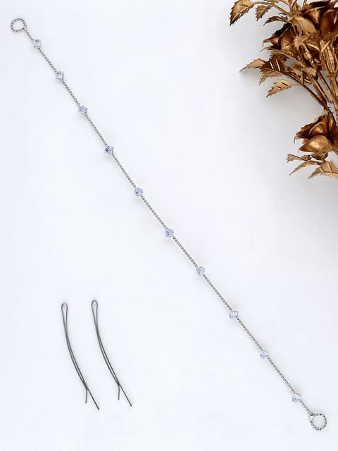 AD / CZ Tiara in Rhodium finish - THF1080