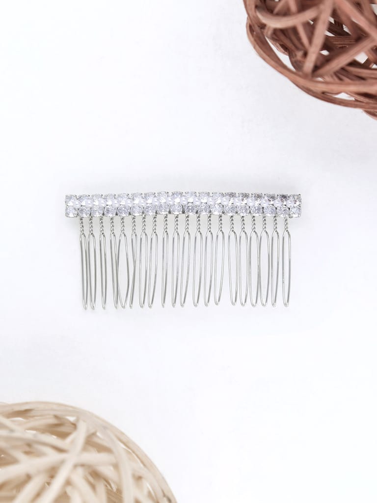 Fancy Comb in Rhodium finish - THF1587