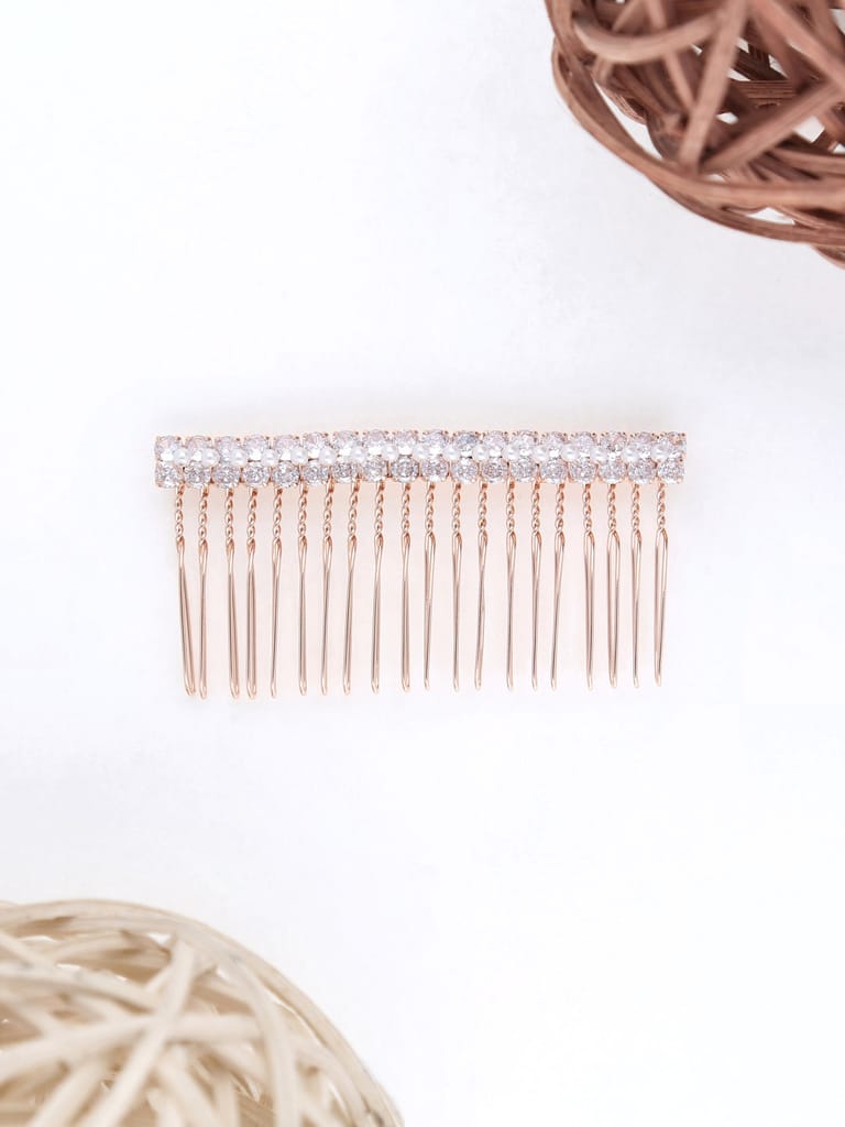 Fancy Comb in Rose Gold finish - THF1588