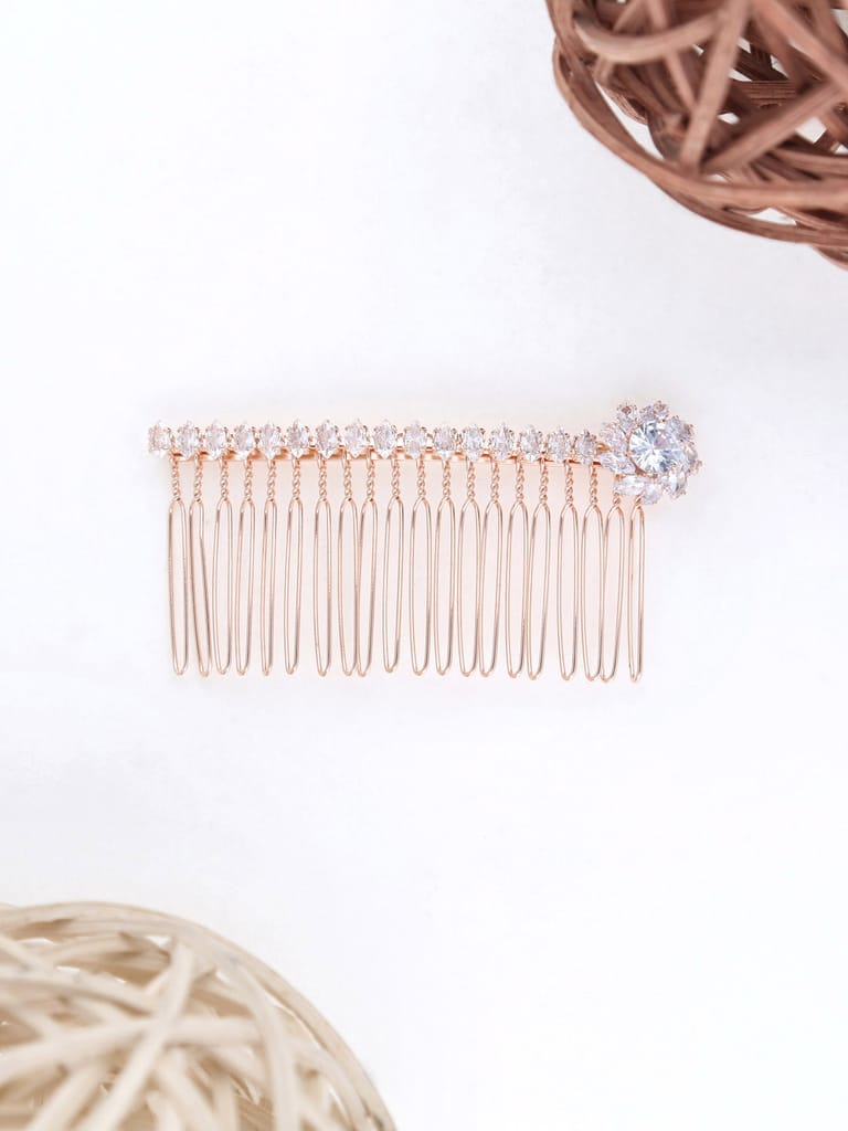 Fancy Comb in Rose Gold finish - THF1594