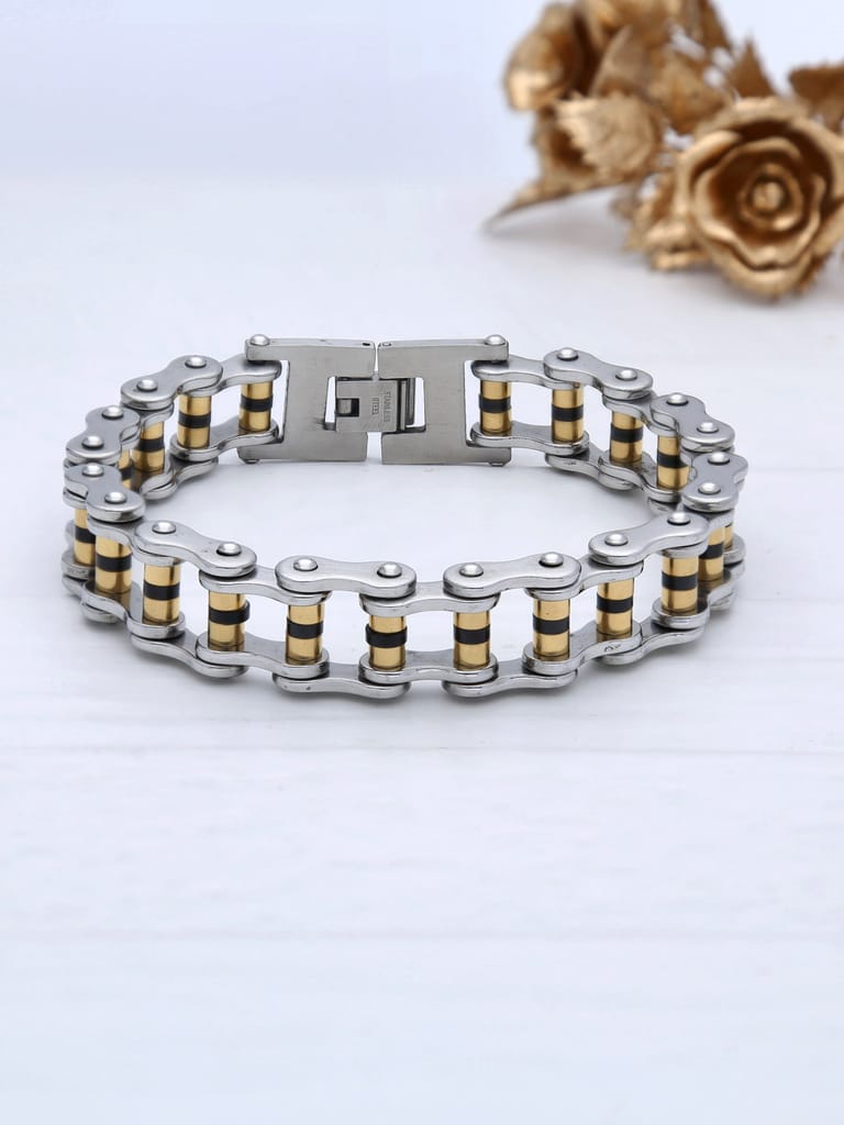 Western Loose / Link Bracelet in Two Tone finish - THF1609