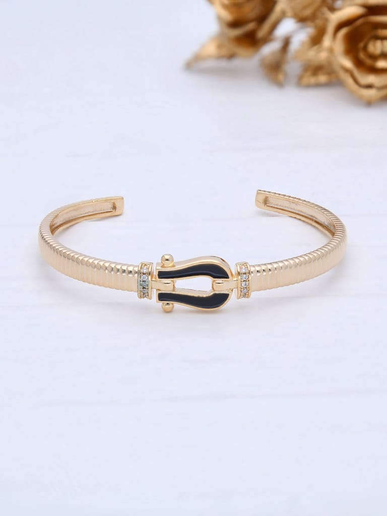 AD / CZ Kada Bracelet in Gold finish - THF1730
