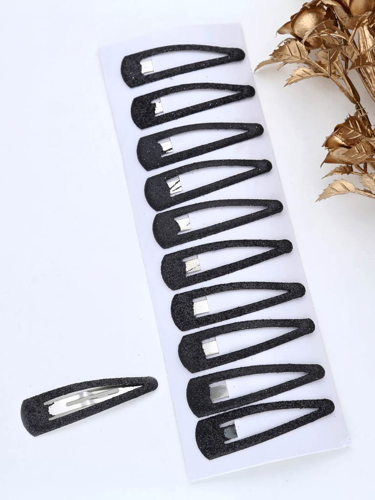 Plain Tik Tak Hair Pin with Black Jari - THF1771